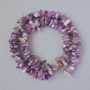 Phosphosiderite beads, natural stone chip, diameter 11×3 mm, length 39 cm on a thread
