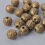 Bronze bead inserts, 7 mm bead diameter, 1.7 mm hole diameter, pack of 16
